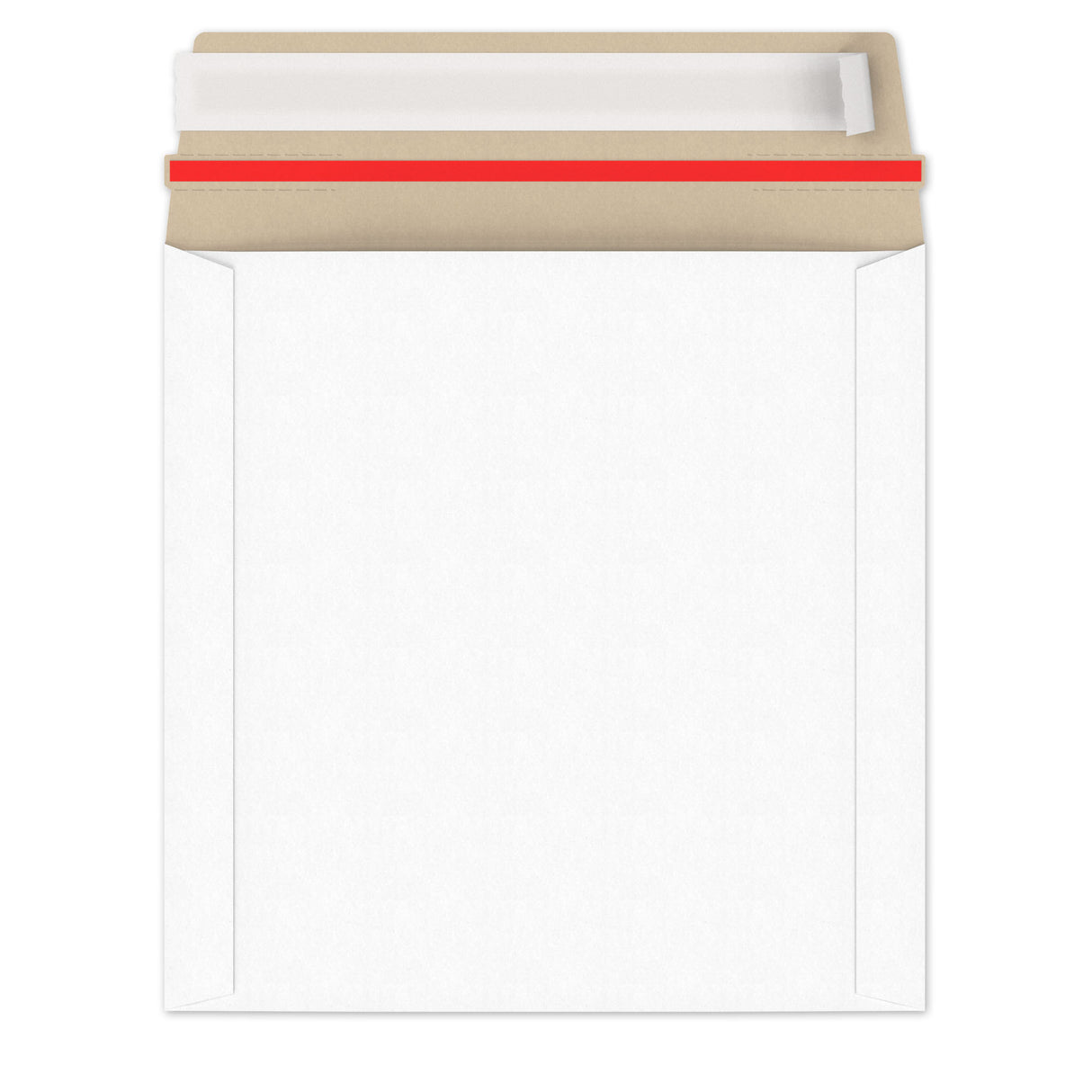 Enveloppes blanches en carton rigide