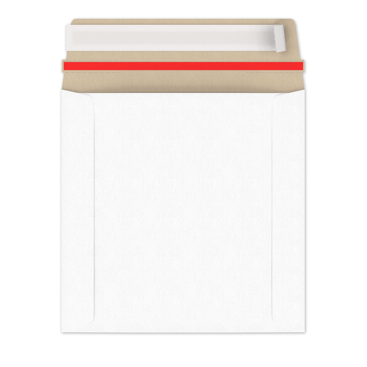Enveloppes blanches en carton rigide