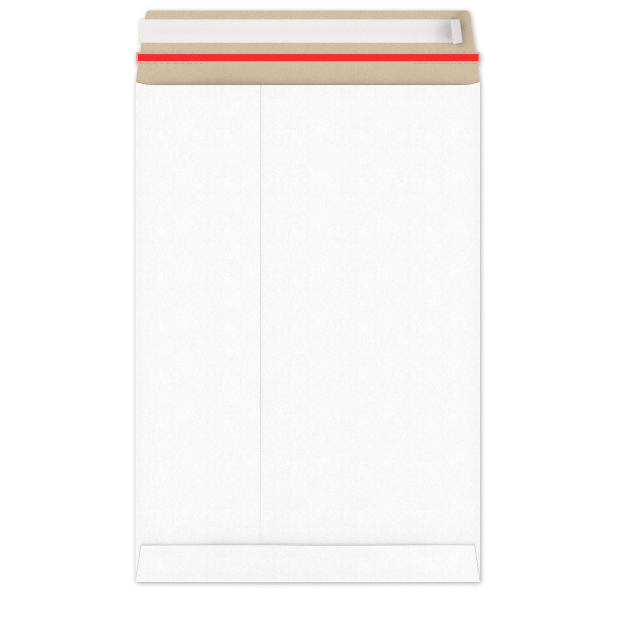 Enveloppes blanches en carton rigide