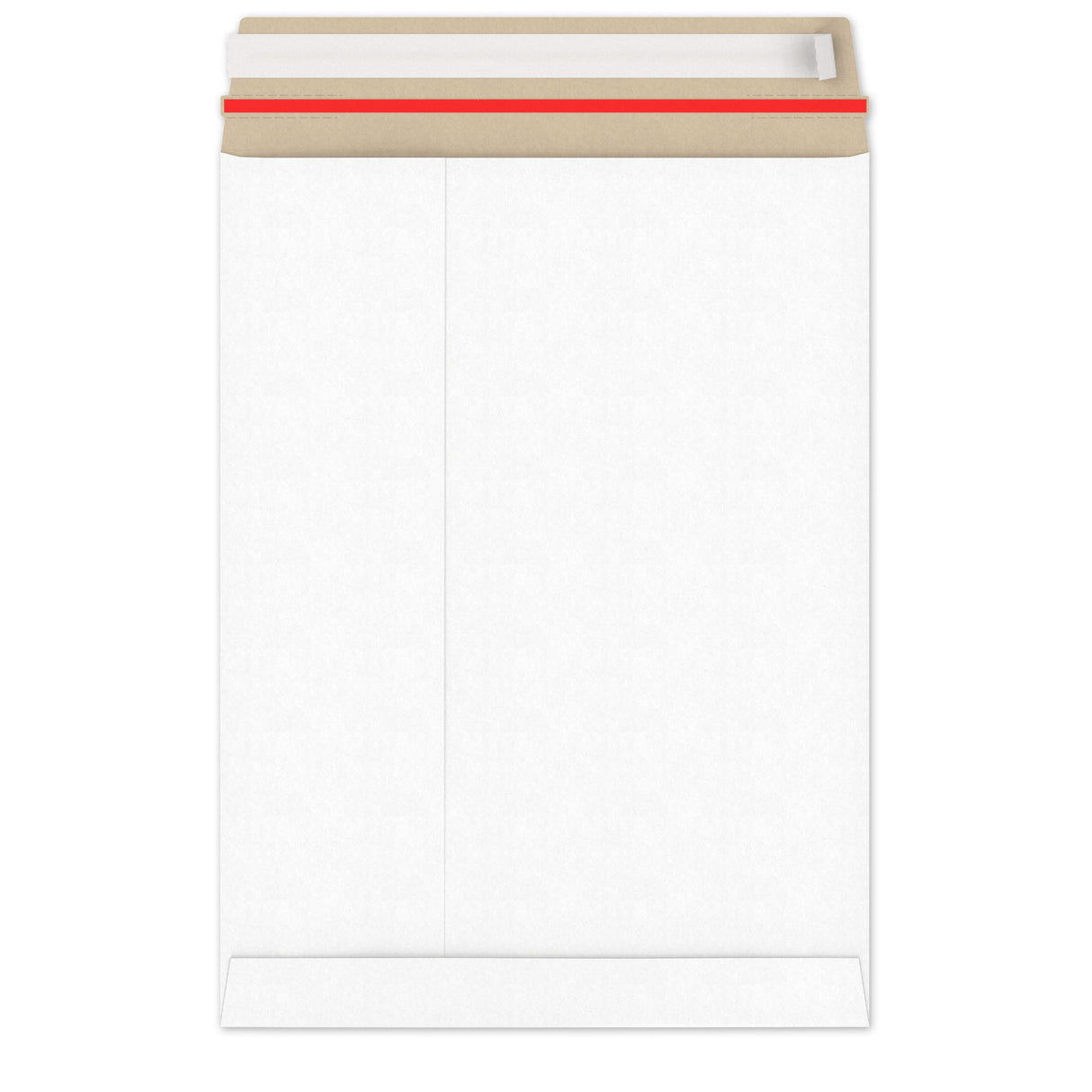 Enveloppes blanches en carton rigide