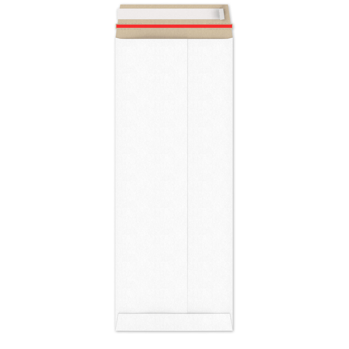 Enveloppes blanches en carton rigide
