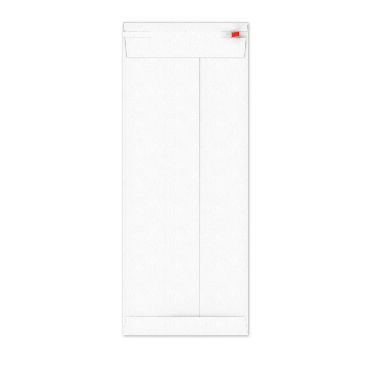 Enveloppes blanches en carton rigide
