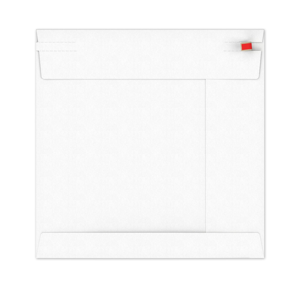 Enveloppes blanches en carton rigide
