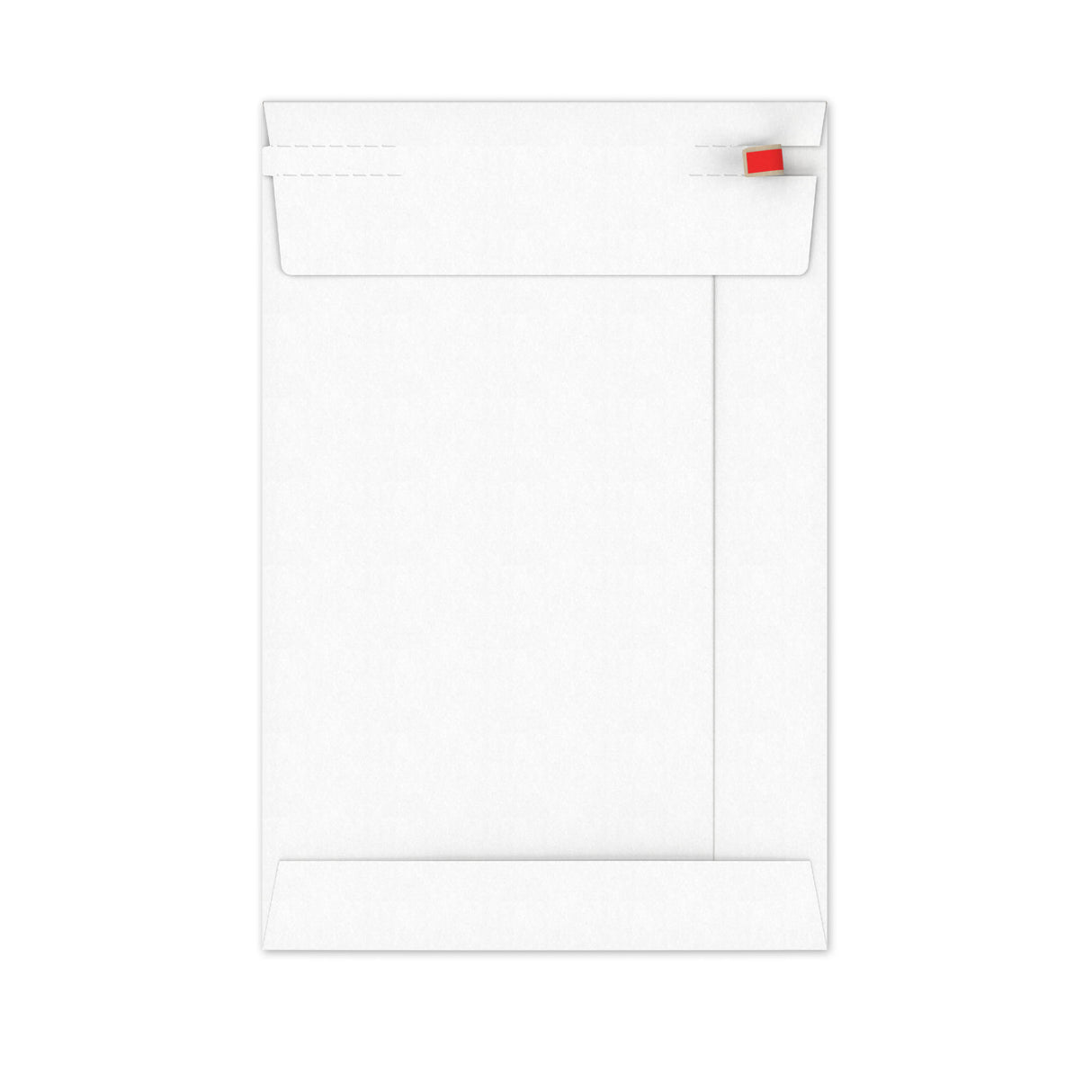 Enveloppes blanches en carton rigide