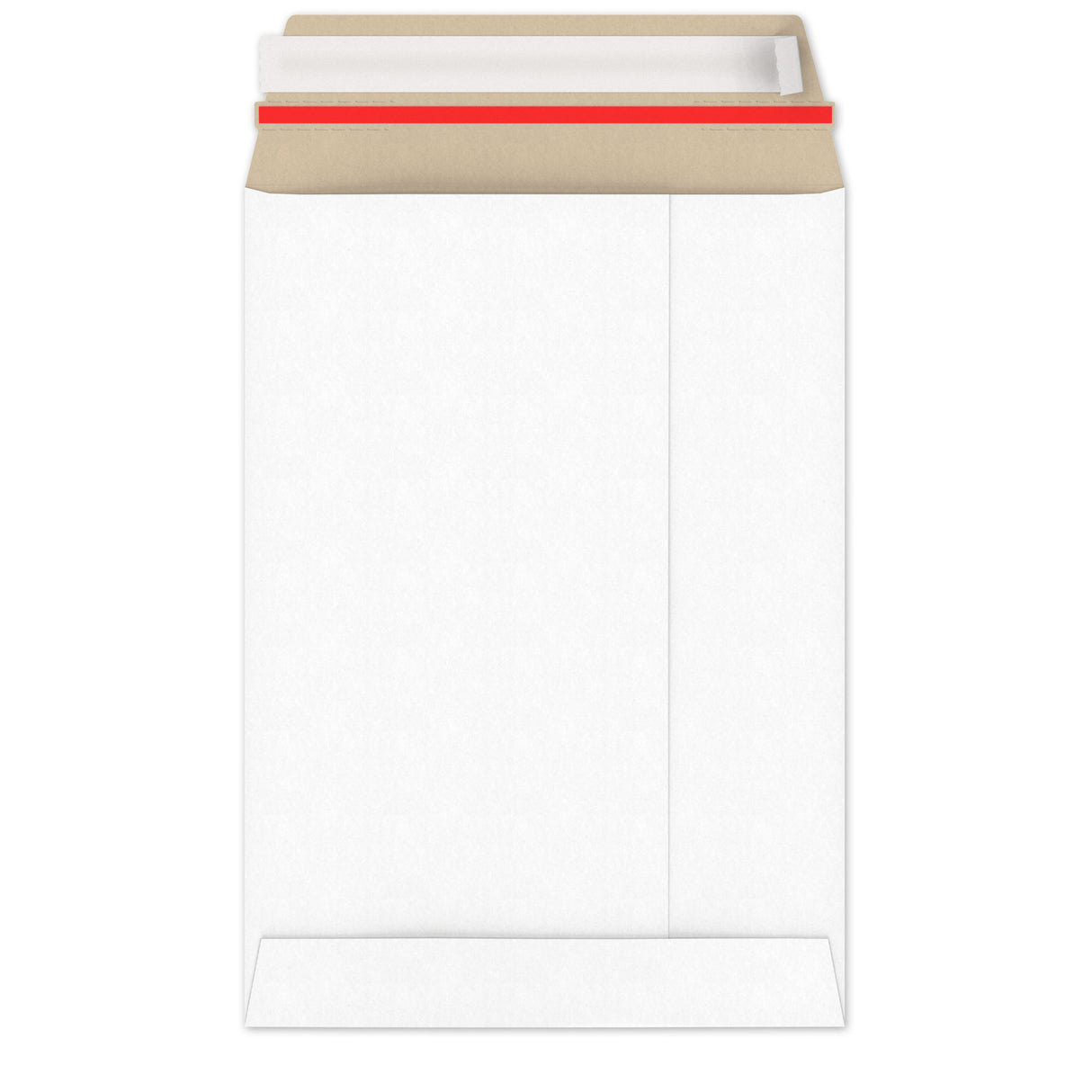 Enveloppes blanches en carton rigide