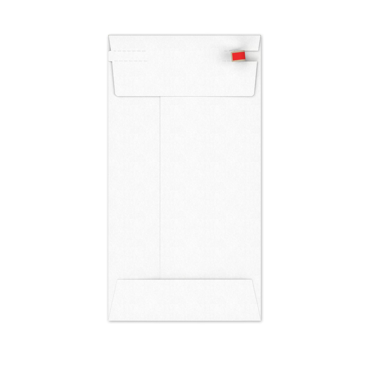 Enveloppes blanches en carton rigide