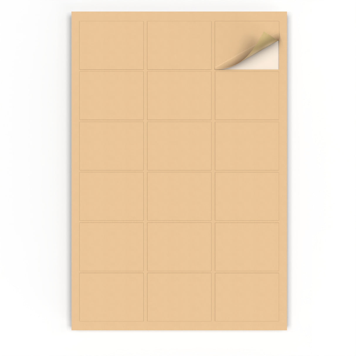 Étiquettes adhésives rectangulaires