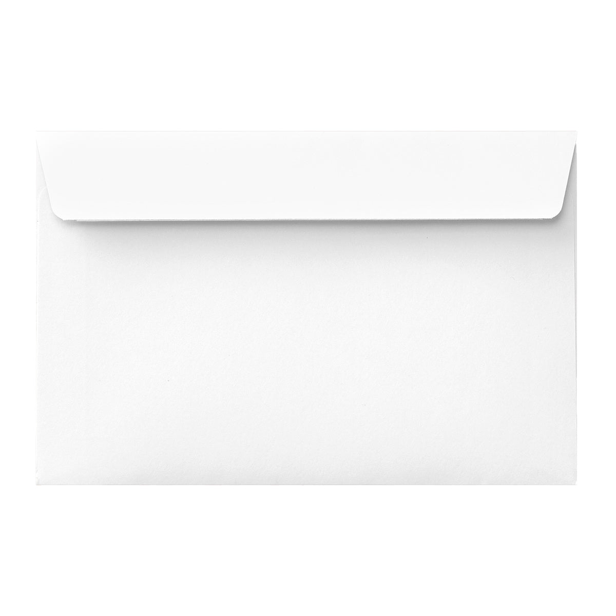 Enveloppe blanche - Rabat Droit 127x190 mm