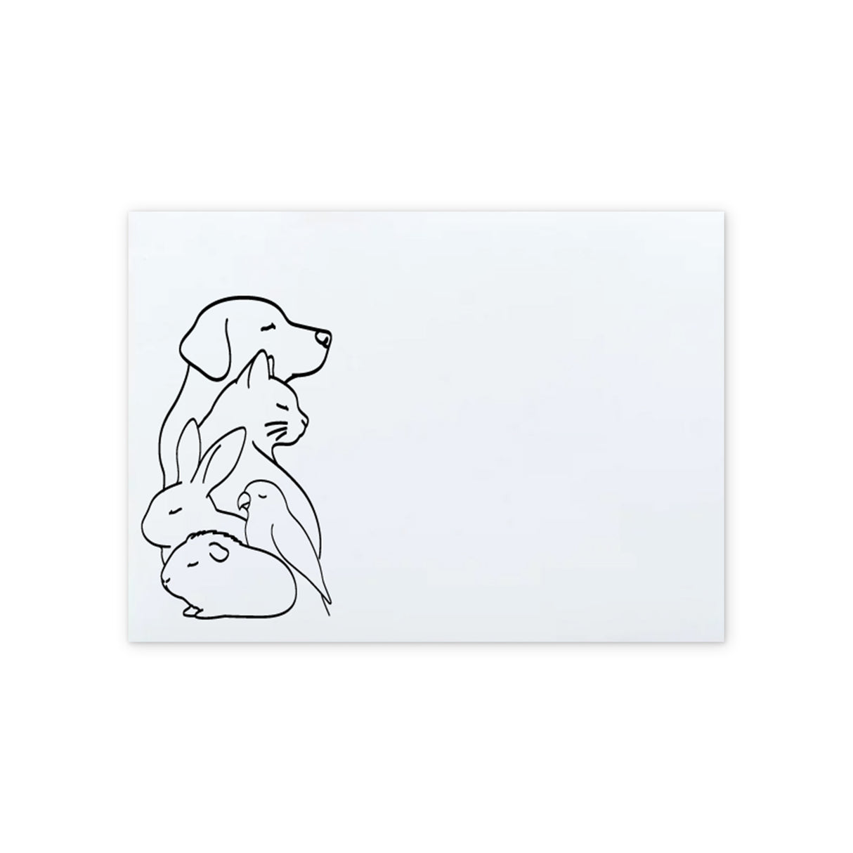 Enveloppe Motif Animaux de compagnie