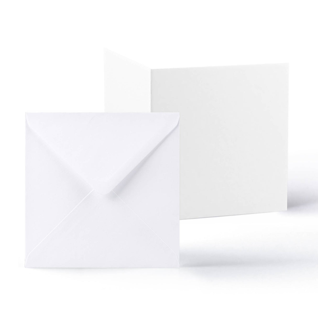 Cartes 300 g/m² et enveloppes blanches 100g/m² à texture lisse – lot