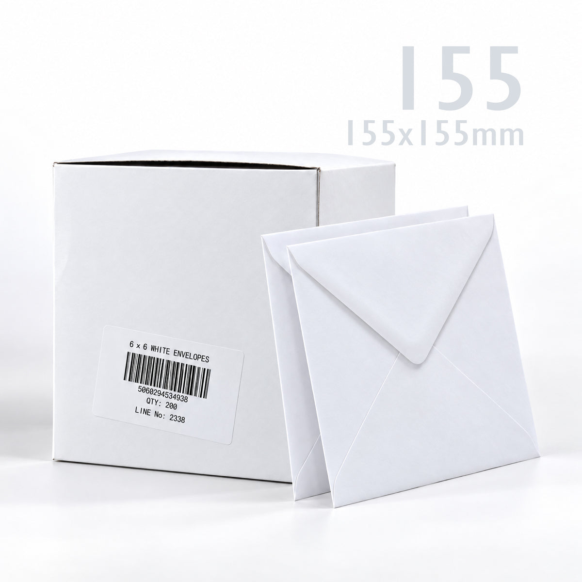 Enveloppes Blanches 100 g/m² lot de 200 pièces
