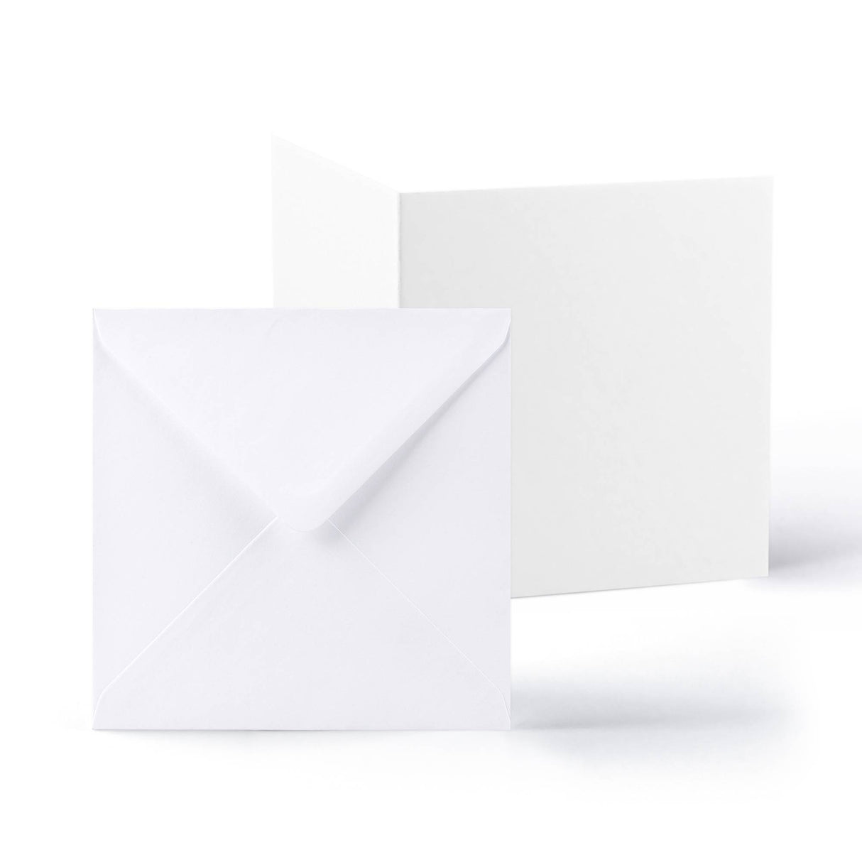Cartes 300 g/m² et enveloppes blanches 100g/m² à texture lisse – lot