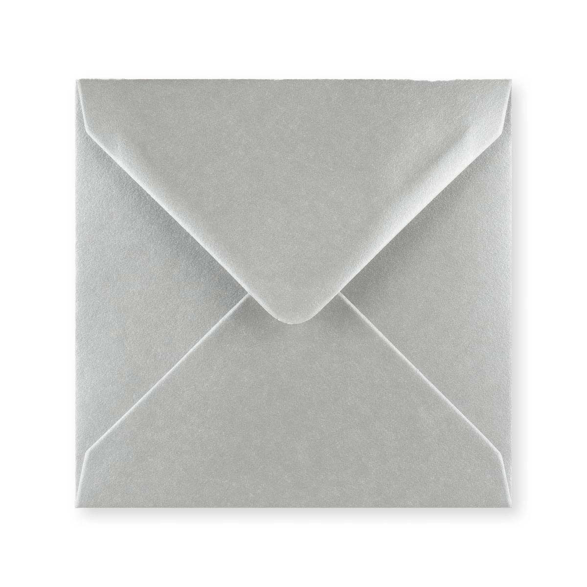 Enveloppe argent métalisée 140x140 mm