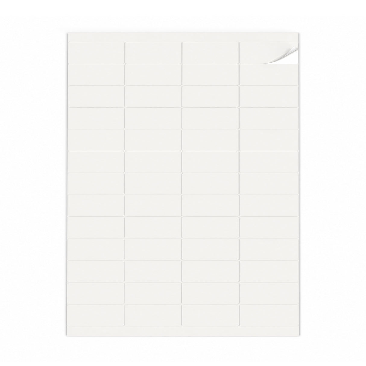 Lots d'étiquettes blanches XS - 100 feuilles