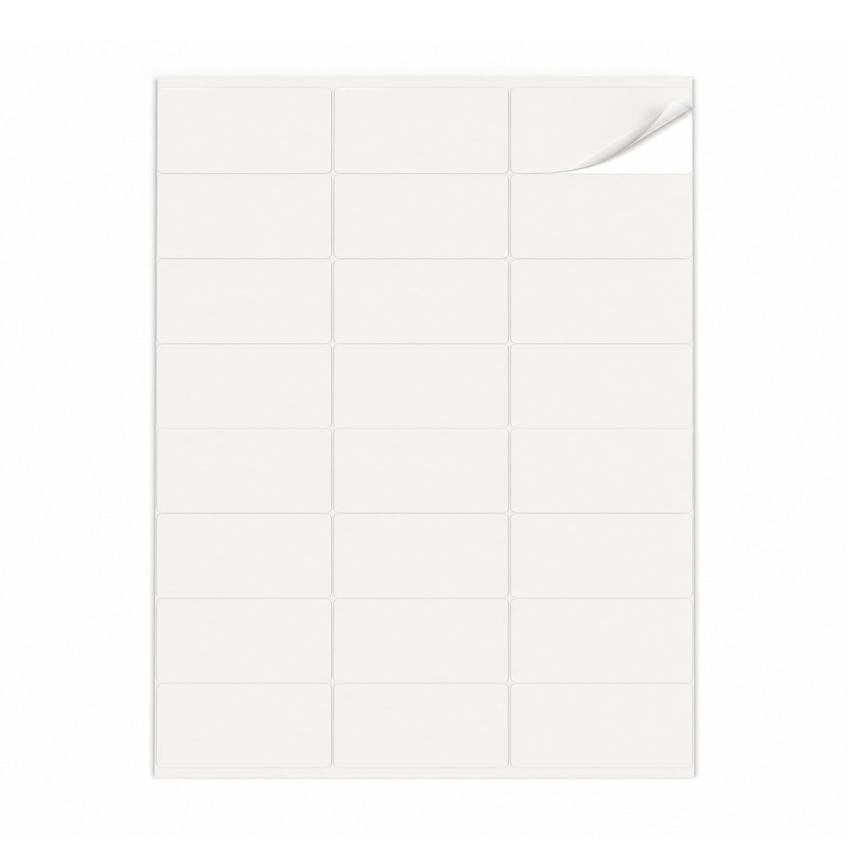 Lots d'étiquettes blanches S - 100 feuilles