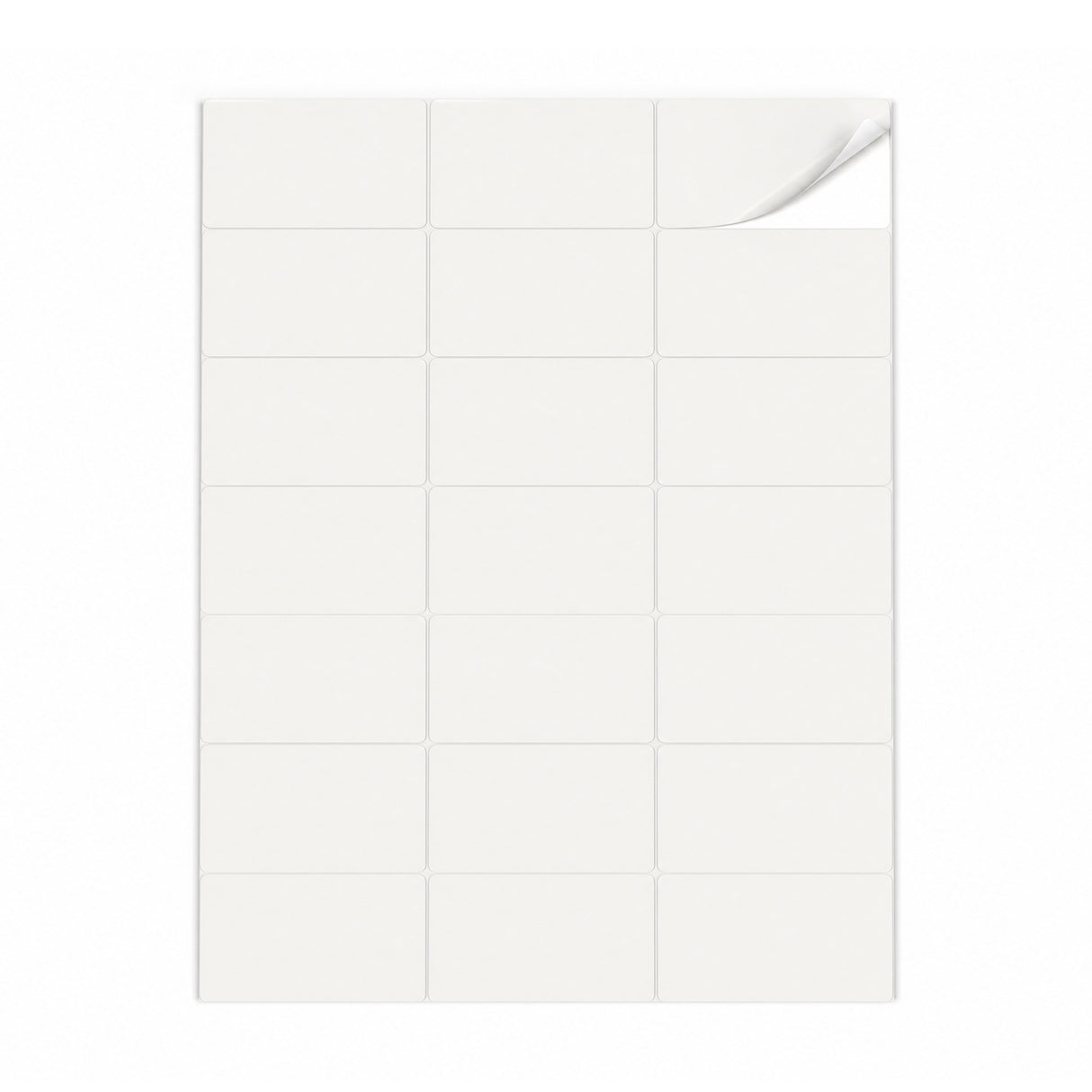 Lots d'étiquettes blanches S - 100 feuilles
