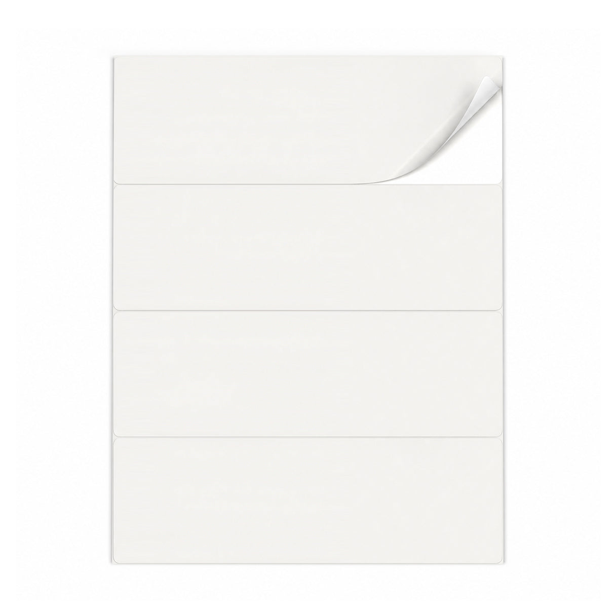Lots d'étiquettes blanches L - 100 feuilles