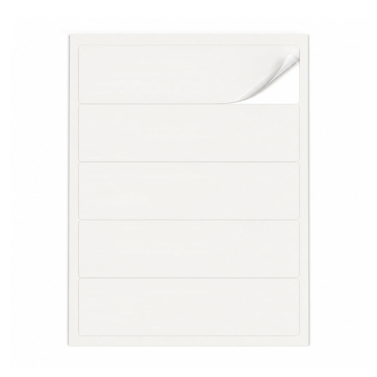 Lots d'étiquettes blanches L - 100 feuilles