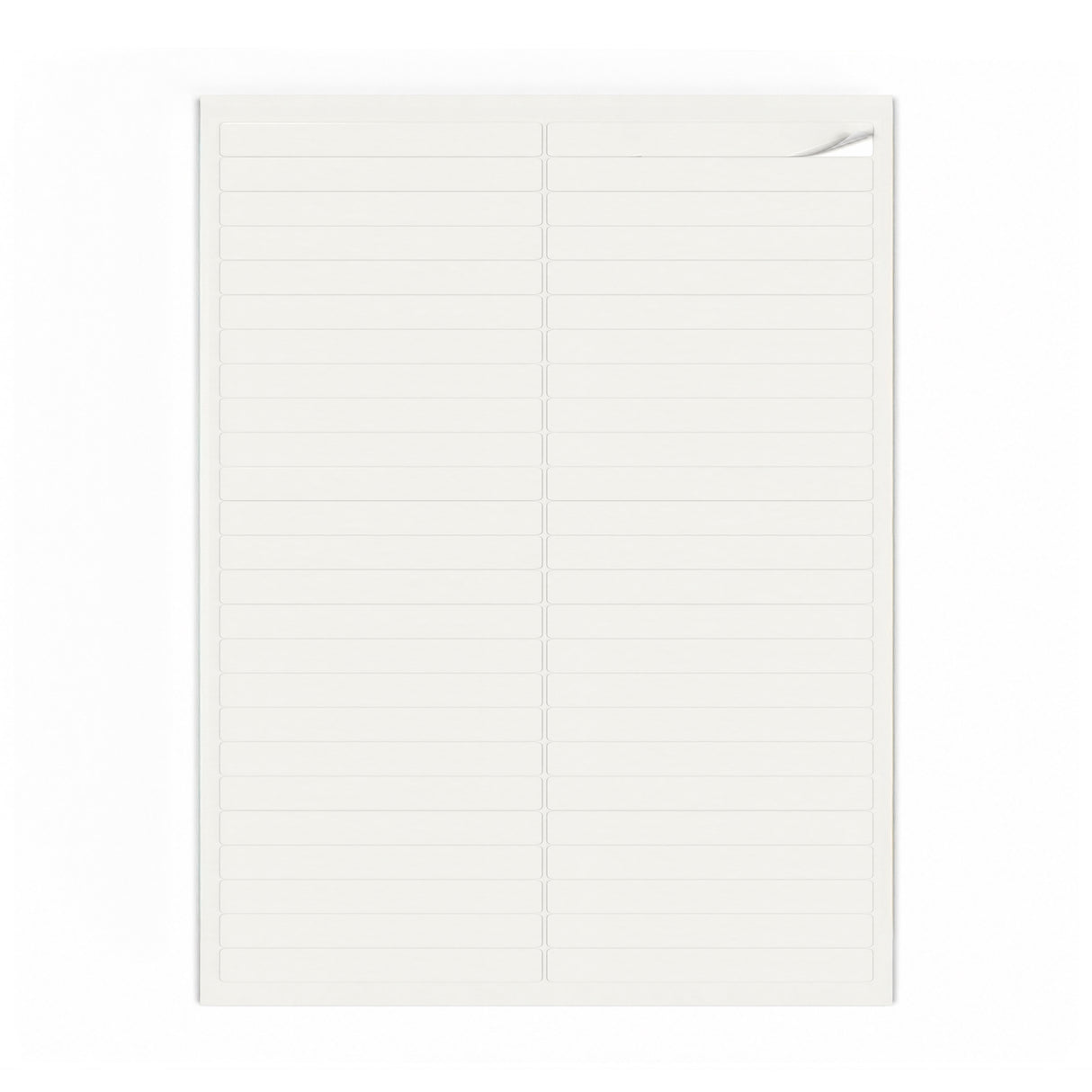 Lots d'étiquettes blanches XS - 100 feuilles