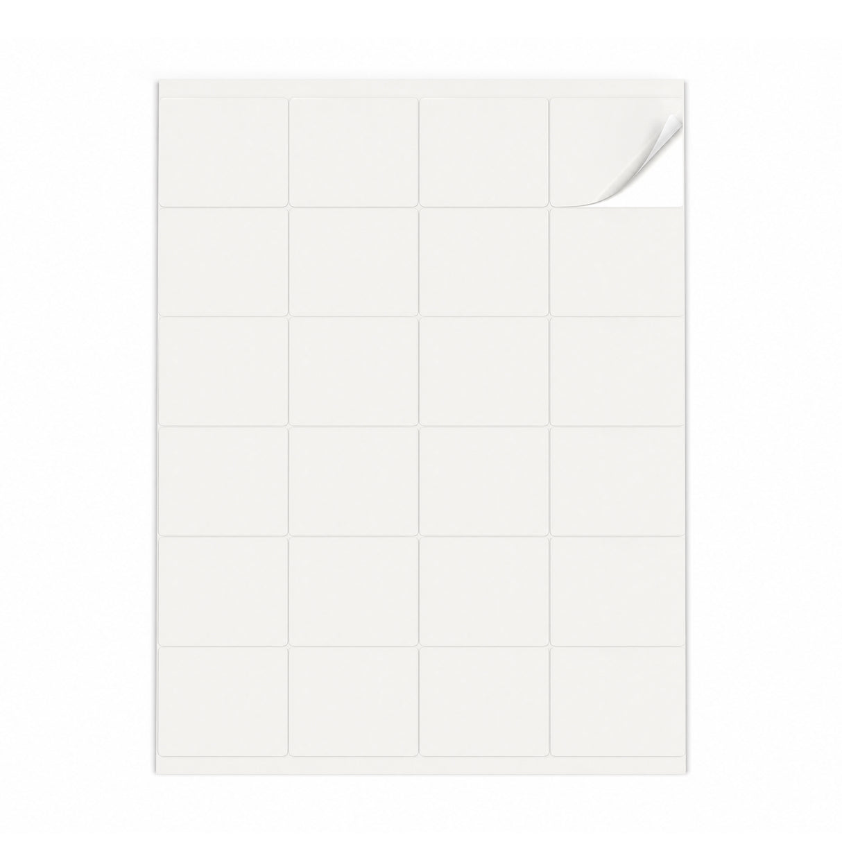 Lots d'étiquettes blanches S - 100 feuilles