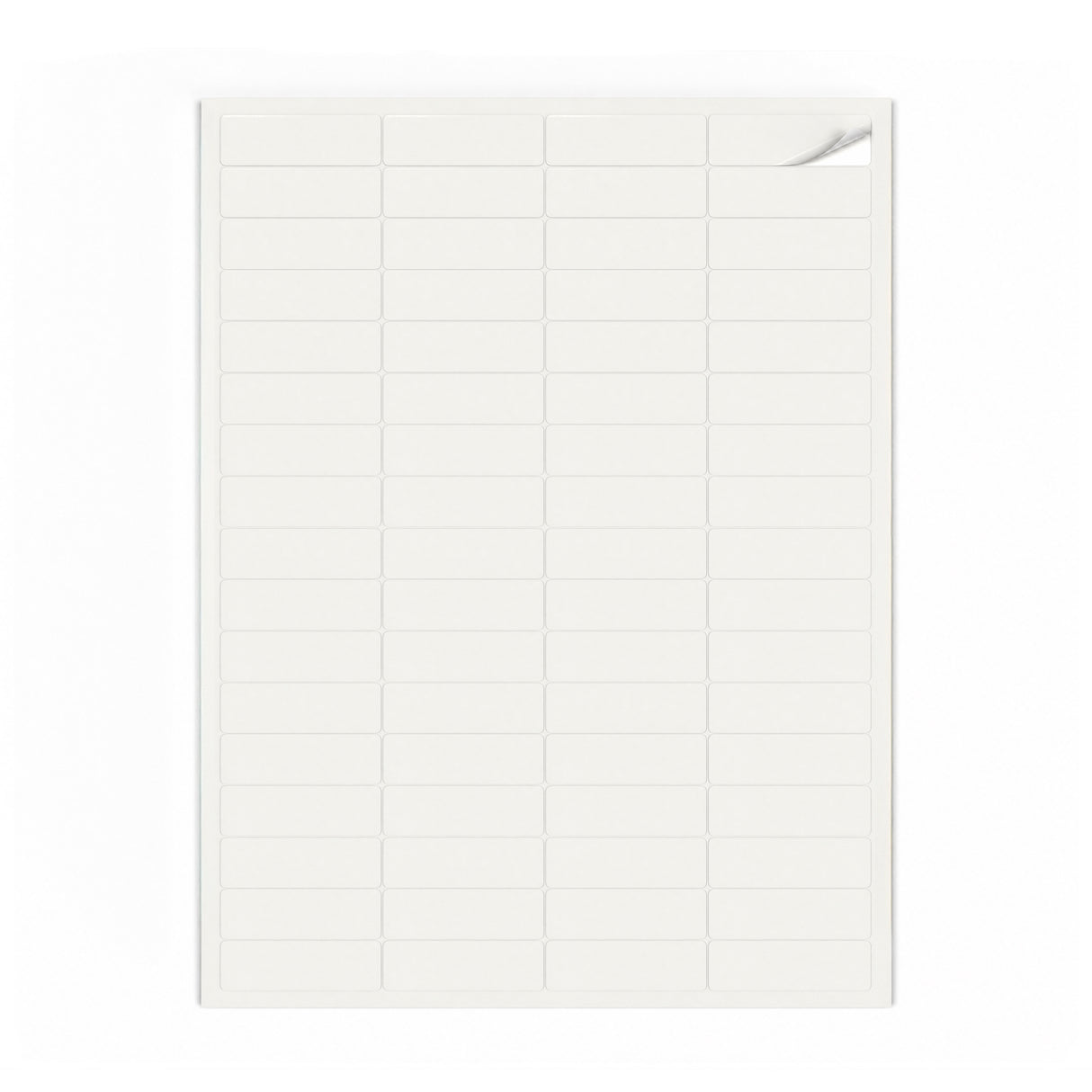 Lots d'étiquettes blanches XS - 100 feuilles