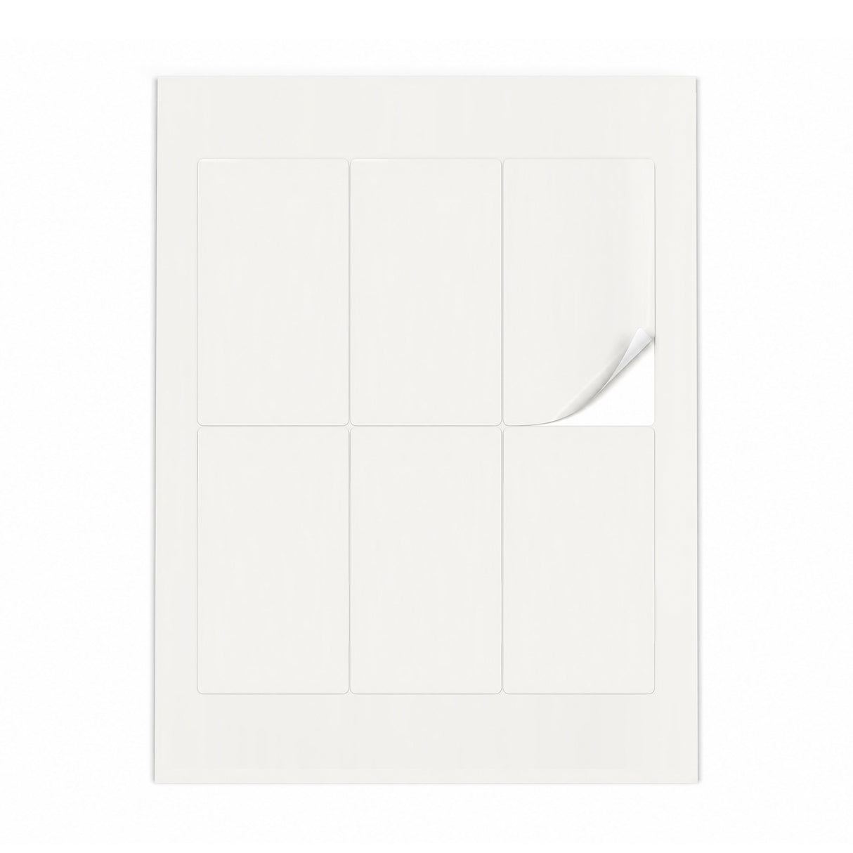 Lots d'étiquettes blanches ML - 100 feuilles