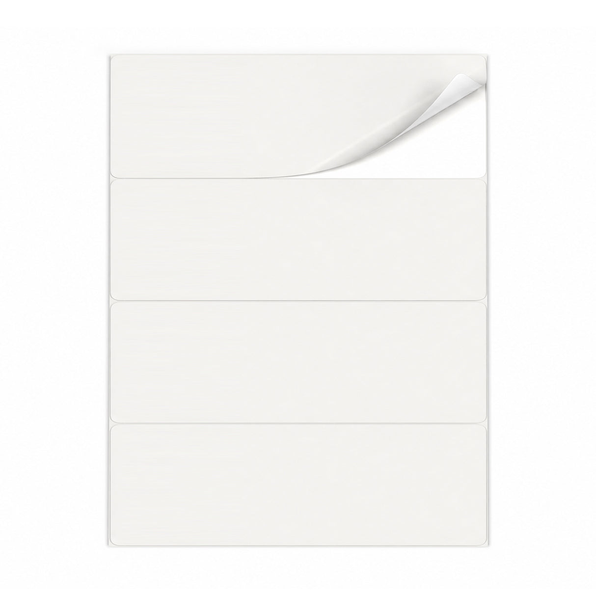 Lots d'étiquettes blanches L - 100 feuilles