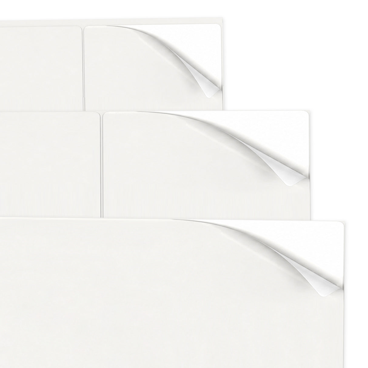 Lots d'étiquettes blanches XL - 100 feuilles