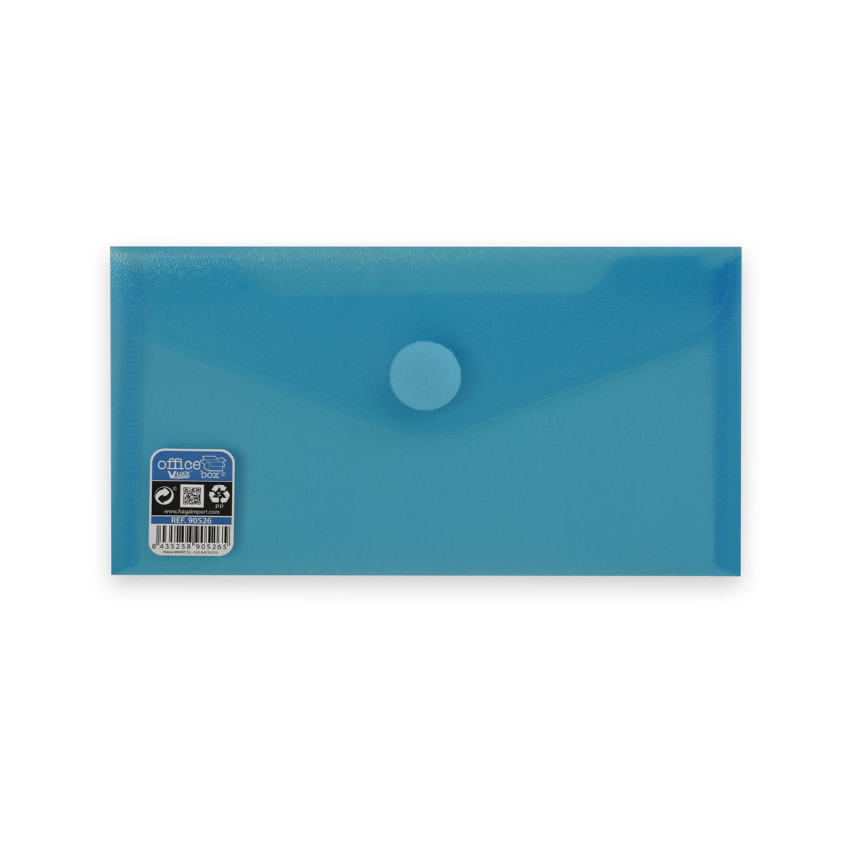 Enveloppes en polypropylène translucide avec fermeture velcro V-LOCK