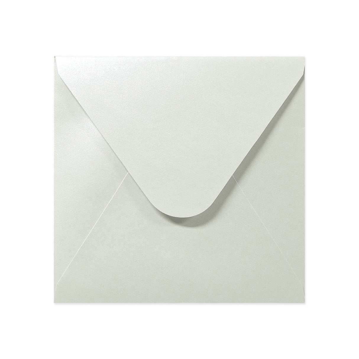 Enveloppe couleur huître - Rabat Pointu 130x130 mm