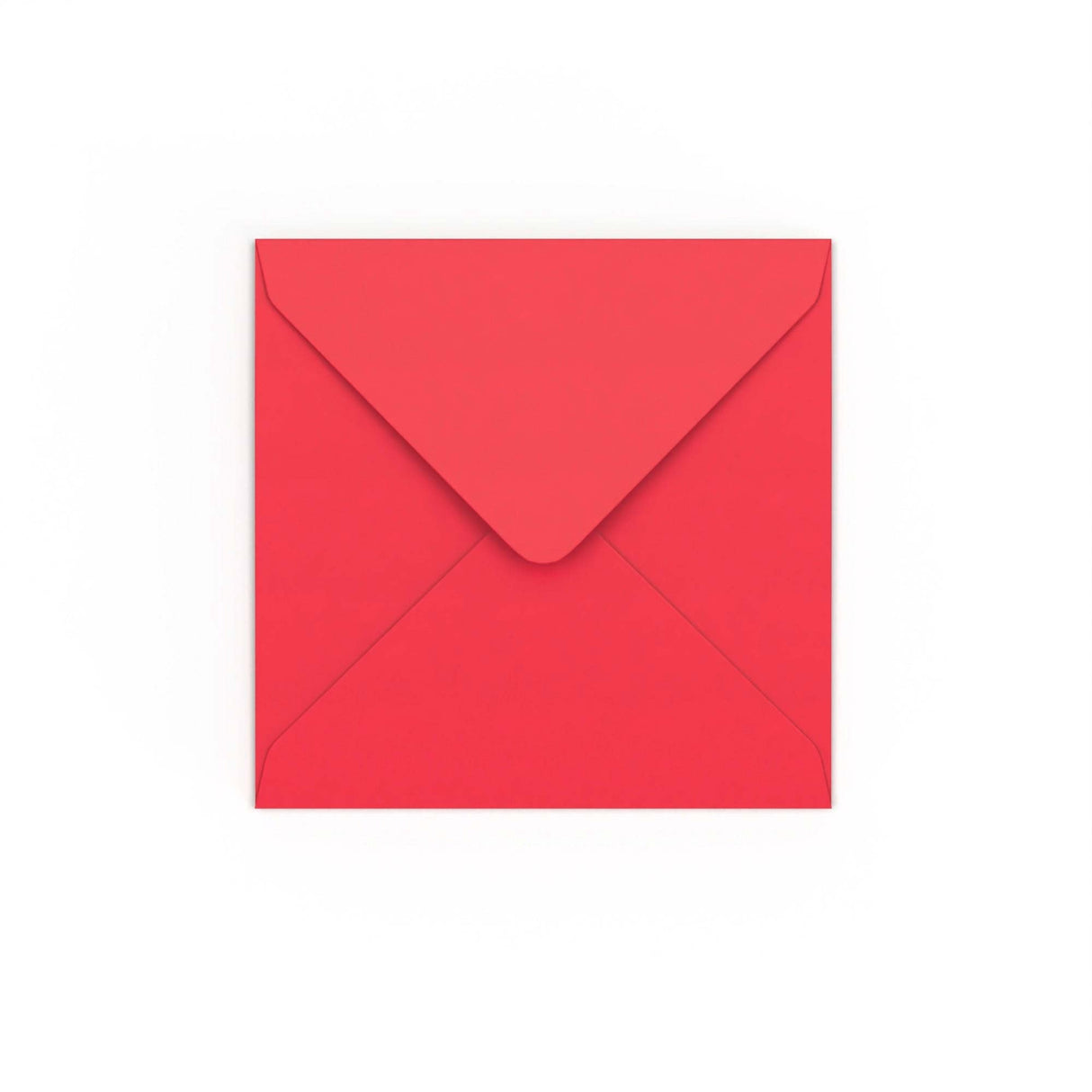Enveloppe rouge éclatante 130x130 mm