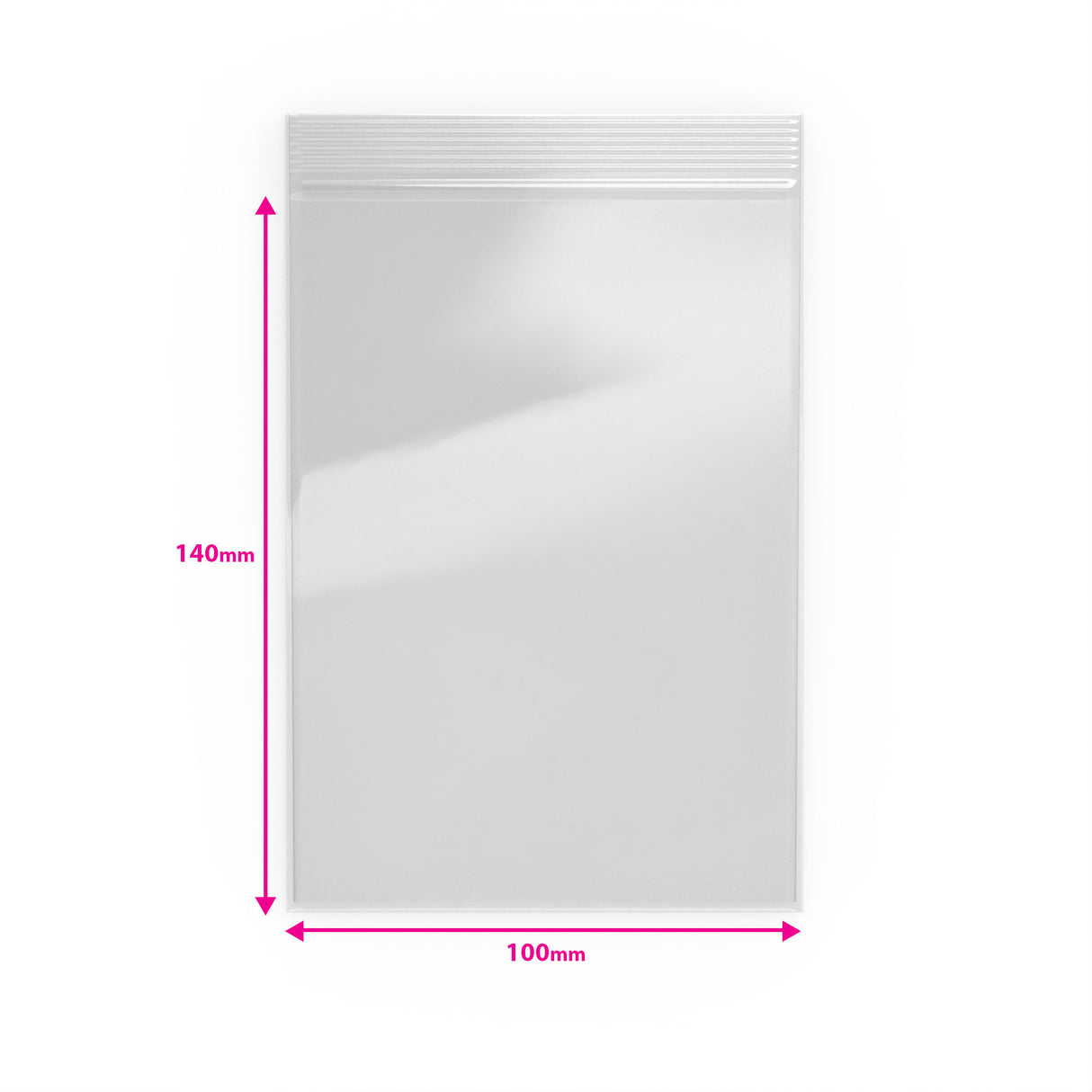 Sachets transparents Zip