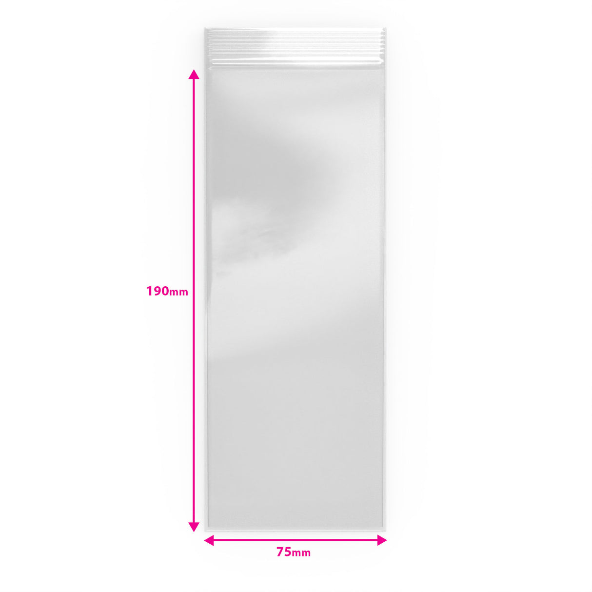 Sachets transparents Zip