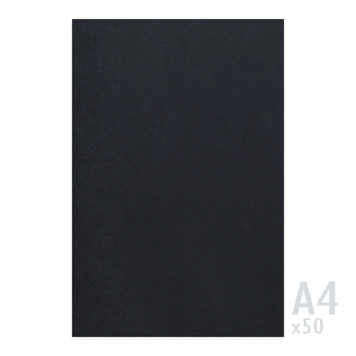 Papier noir 225g/m² - 50 feuilles A4