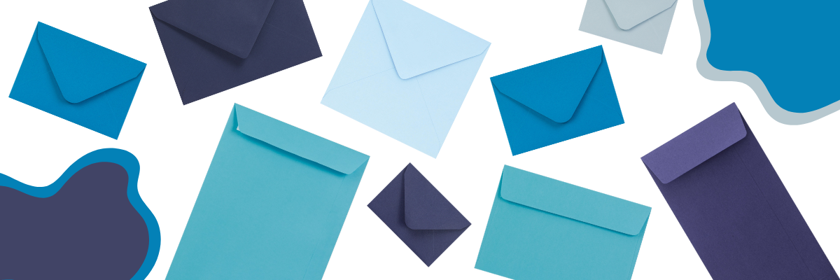 Enveloppes bleues