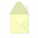 Enveloppe Ivoire avec effet martelé 110 x 110 mm
