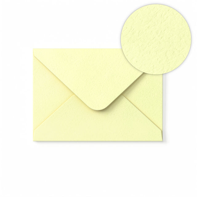Ivory Envelope Hammered Texture 125x175 mm