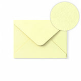 Enveloppe Ivoire avec effet martelé 133x184 mm
