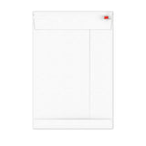 Enveloppes blanches en carton rigide