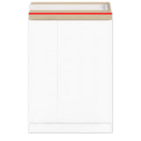 Enveloppes blanches en carton rigide