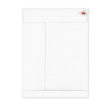 Enveloppes blanches en carton rigide