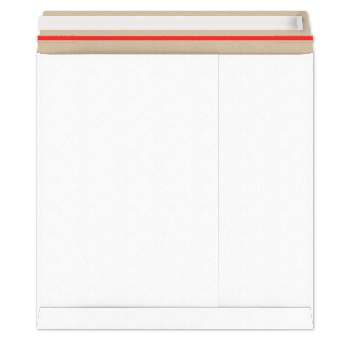 Enveloppes blanches en carton rigide