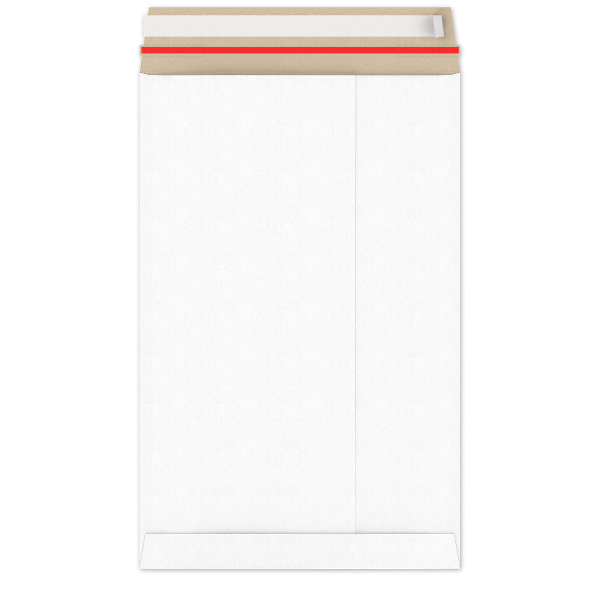 Enveloppes blanches en carton rigide