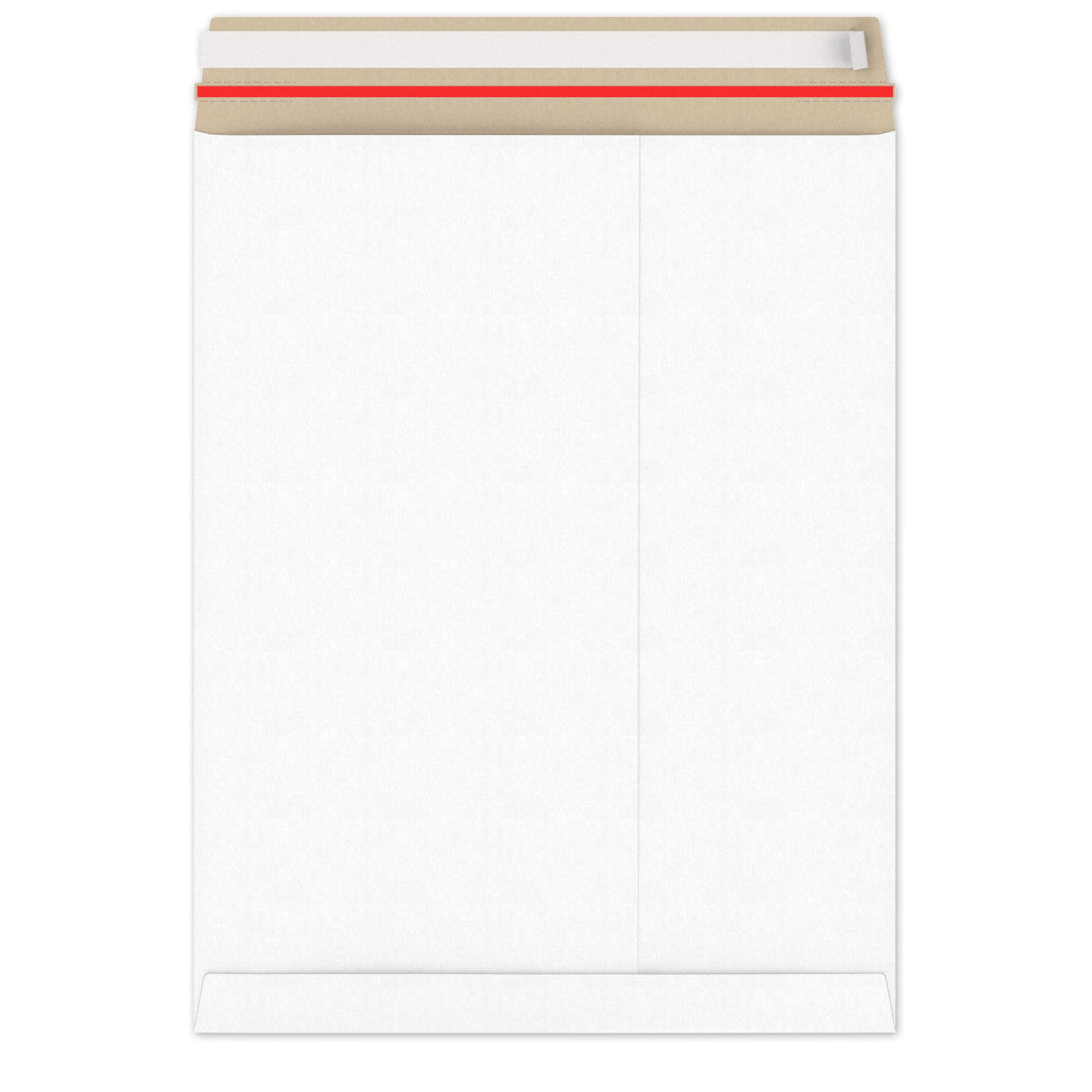 Enveloppes blanches en carton rigide