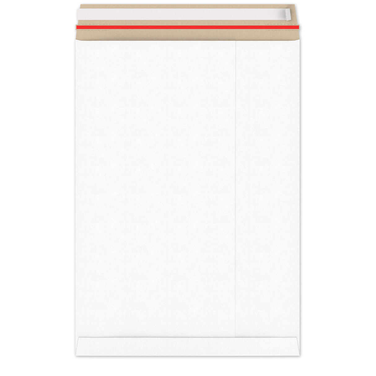 Enveloppes blanches en carton rigide