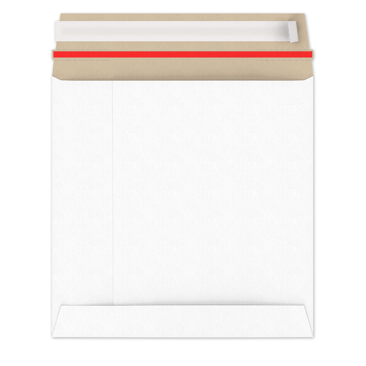 Enveloppes blanches en carton rigide