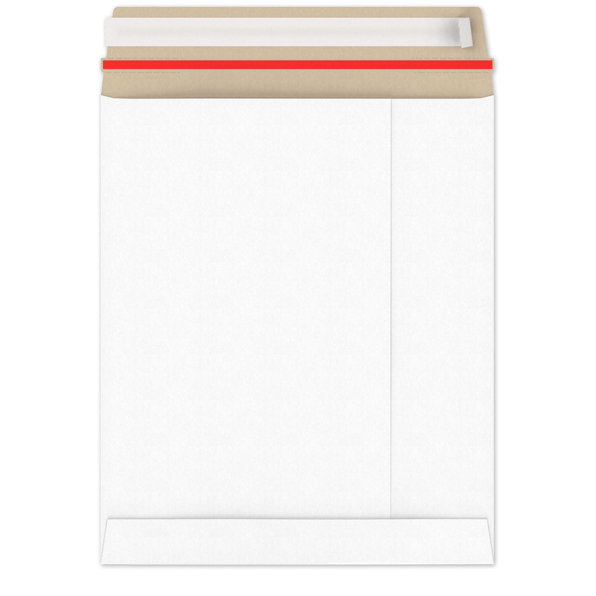 Enveloppes blanches en carton rigide