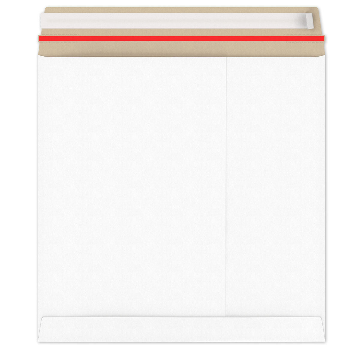 Enveloppes blanches en carton rigide