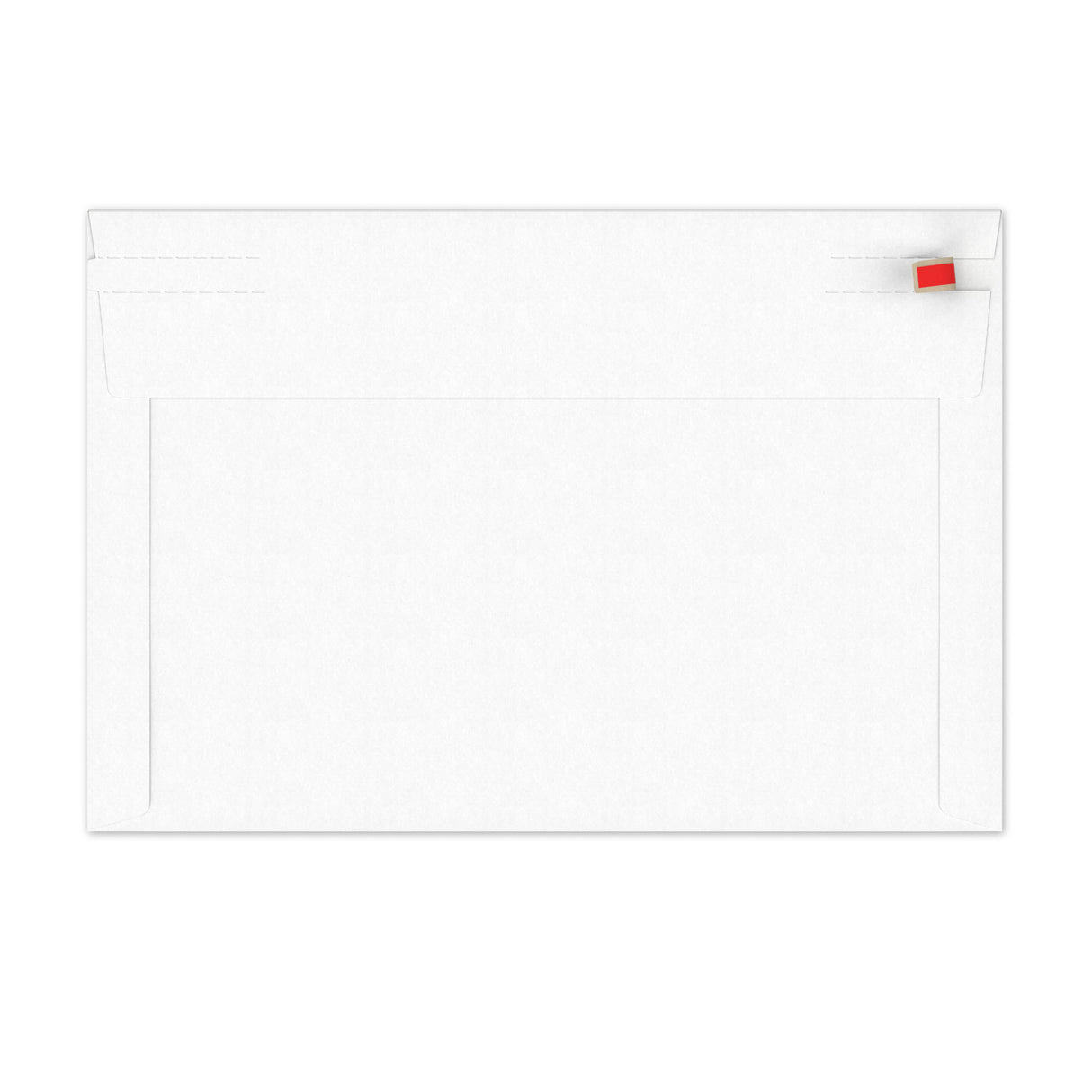 Enveloppes blanches en carton rigide