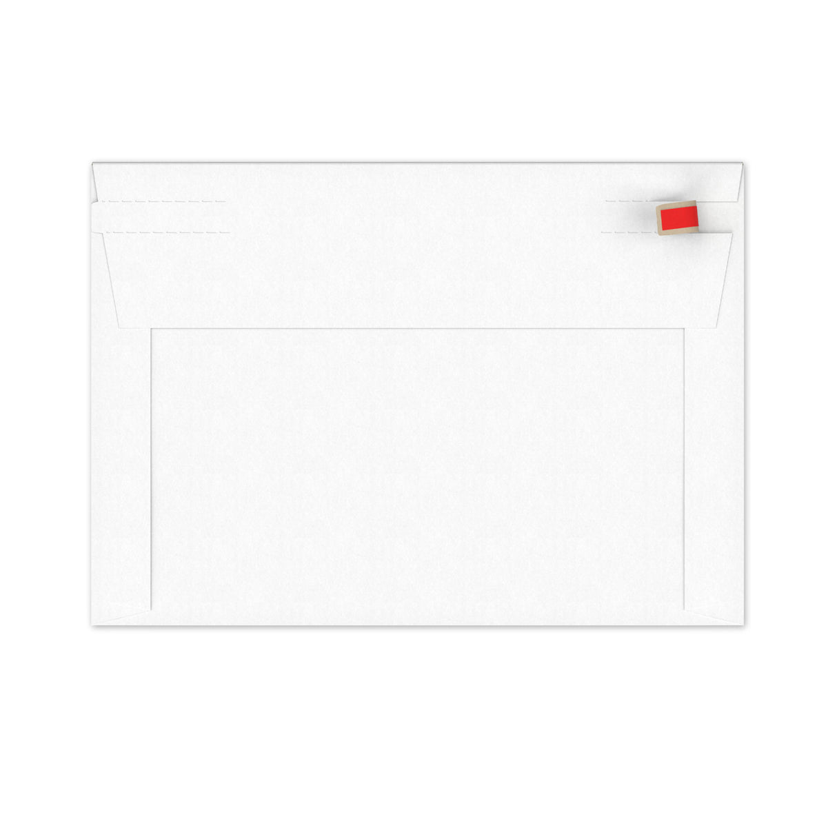 Enveloppes blanches en carton rigide
